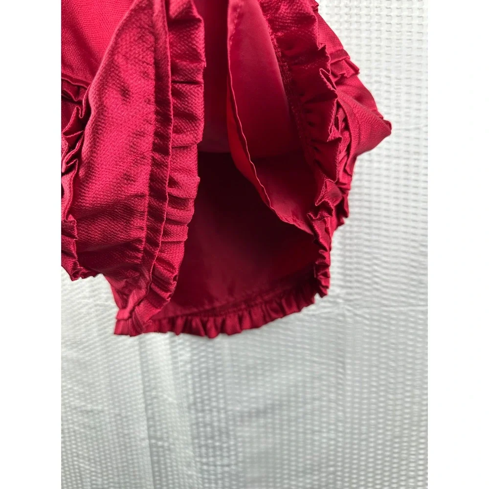 GAP Girl size SMALL 6/7 Red/Burgundy‎ Dress